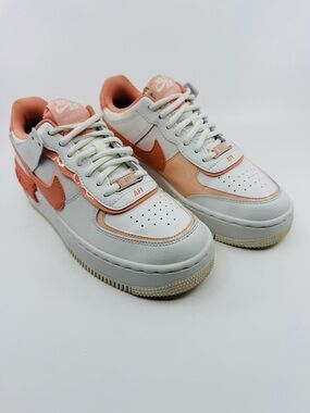 Nike Air Force 1 Shadow ‘Color White Coral Pink’ CJ1641-101 SZ 7.5